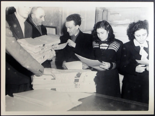 Elezioni Amministrative Milano 1946 Ft 1145 - Stampa 24x18 cm - Farabola Stampa ai sali d'argento
