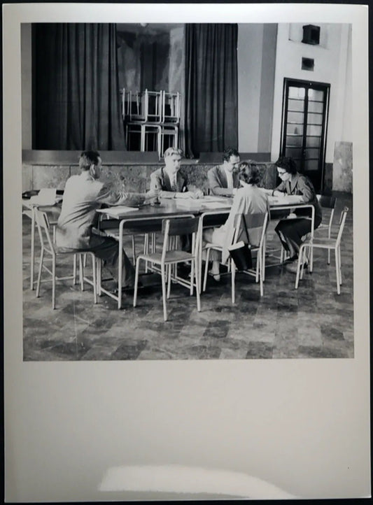 Esami di maturità Milano 1955 Ft 1645 - Stampa 24x18 cm - Farabola Stampa ai sali d'argento