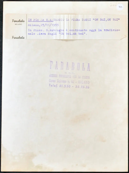 Fiera degli Oh bei, oh bei Milano 1955 Ft 1873 - Stampa 24x18 cm - Farabola Stampa ai sali d'argento