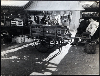 Mercato in Piazza S. Nazaro Milano anni 60 Ft 1561 - Stampa 24x18 cm - Farabola Stampa ai sali d'argento