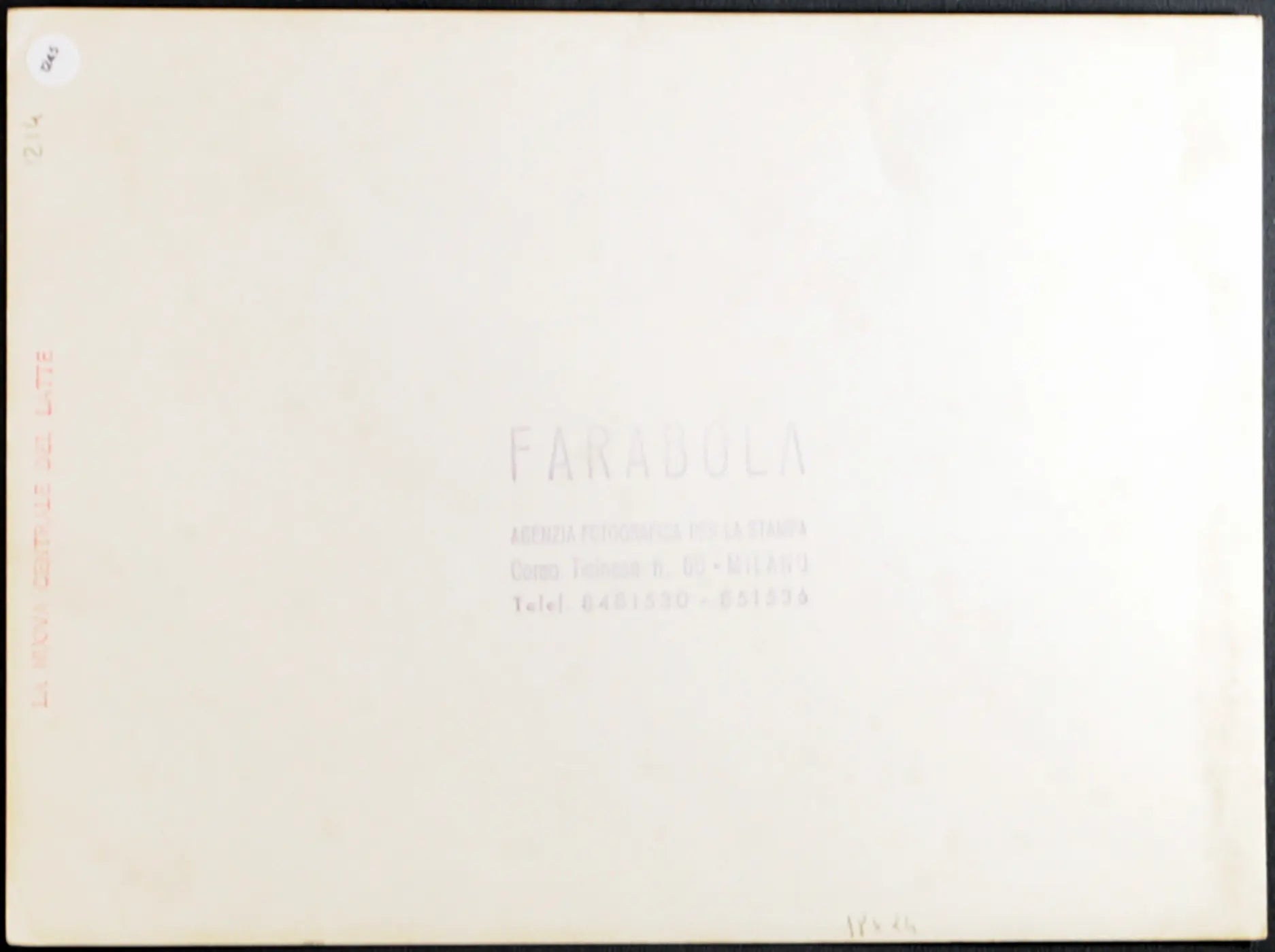Nuova Centrale del Latte Milano Ft 1245 - Stampa 24x18 cm - Farabola Stampa ai sali d'argento