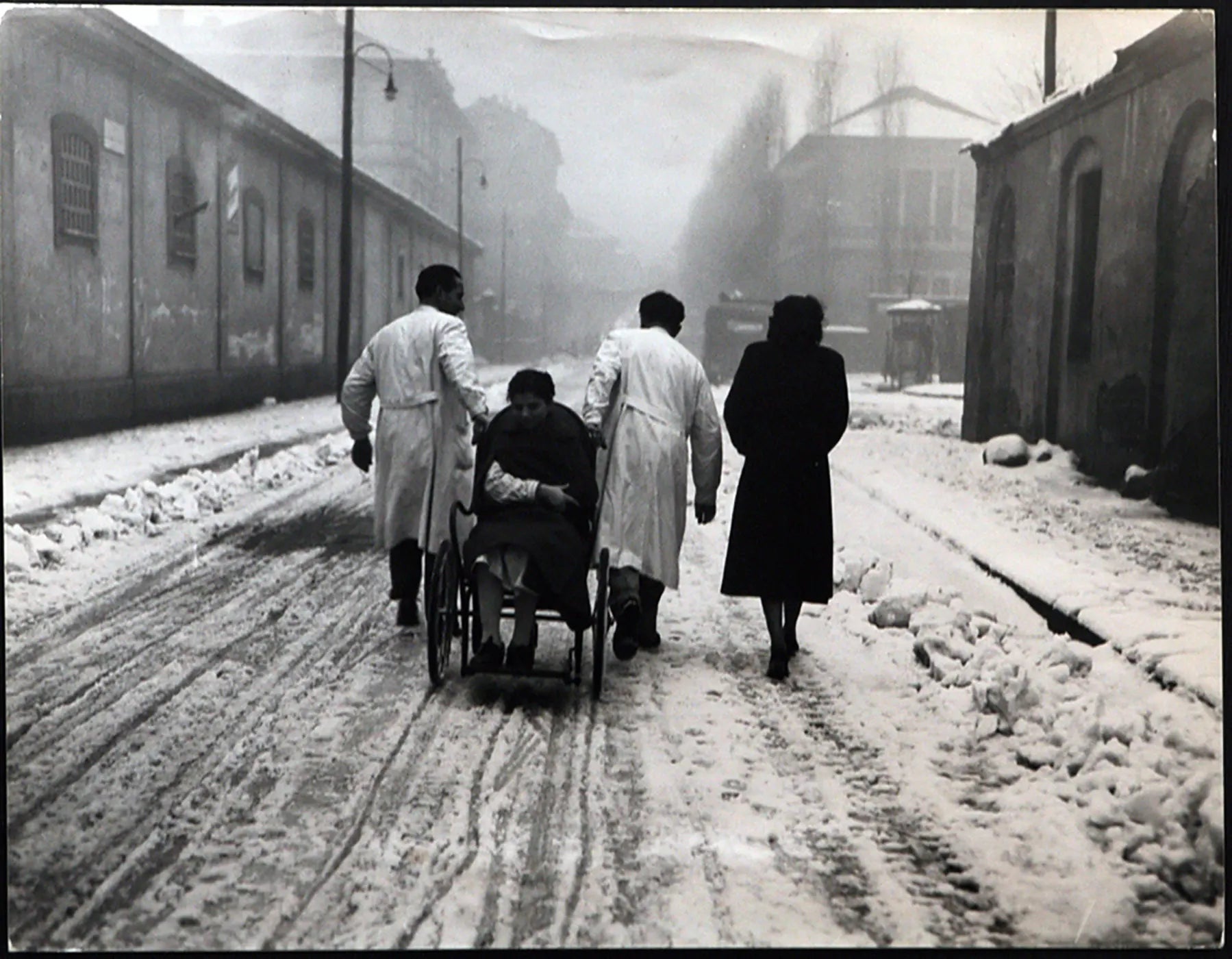 Ospedale di via Pace Milano 1949 Ft 1531 - Stampa 24x18 cm - Farabola Stampa ai sali d'argento