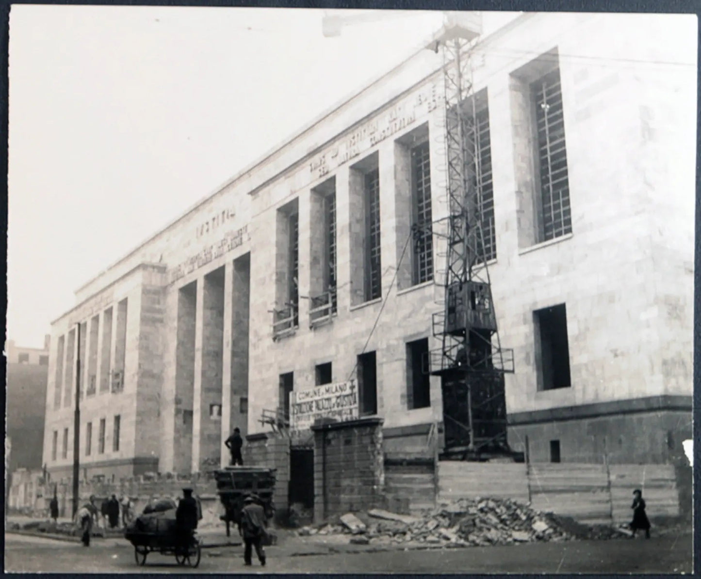 Palazzo di Giustizia Milano 1936 Ft 1344 - Stampa 24x18 cm - Farabola Stampa ai sali d'argento