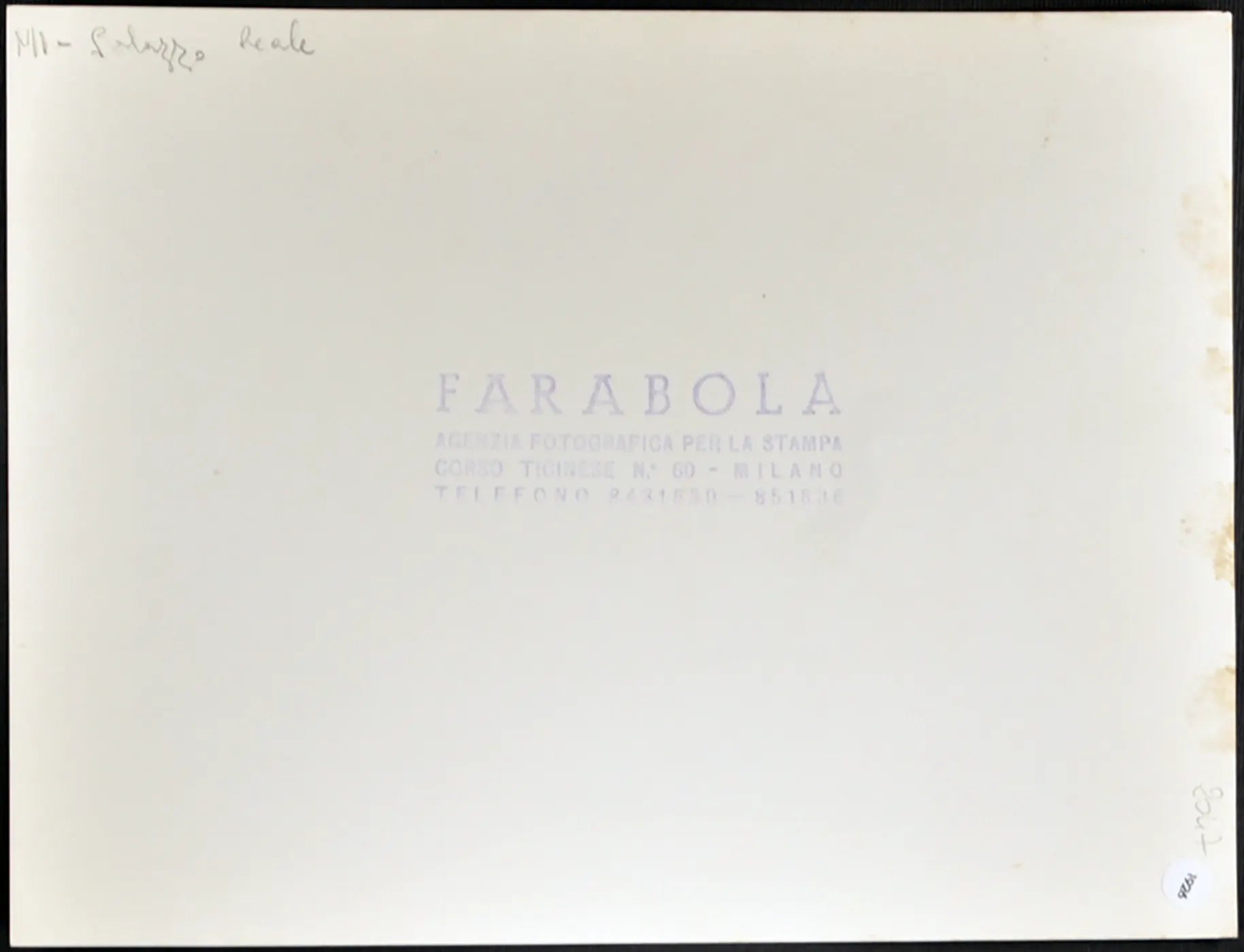 Palazzo Reale Milano anni 60 Ft 1926 - Stampa 24x18 cm - Farabola Stampa ai sali d'argento