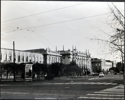 Milano Piazza Leonardo da Vinci anni 60 Ft 2162 - Stampa 21x27 cm - Farabola Stampa ai sali d'argento