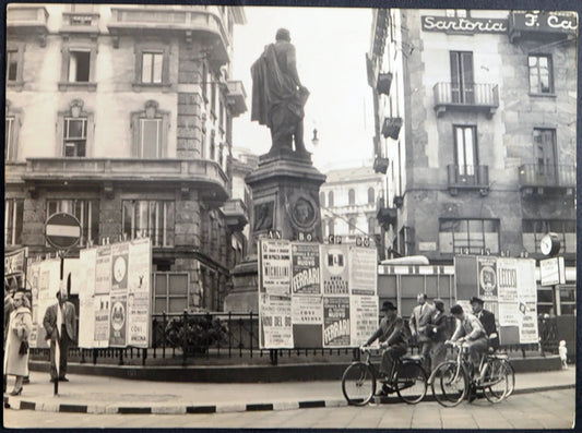Propaganda Elettorale Milano 1958 Ft 1312 - Stampa 24x18 cm - Farabola Stampa ai sali d'argento