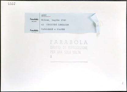 Milano Redazione Corriere Lombardo 1946 Ft 1992 - Stampa 21x27 cm - Farabola Stampa ai sali d'argento