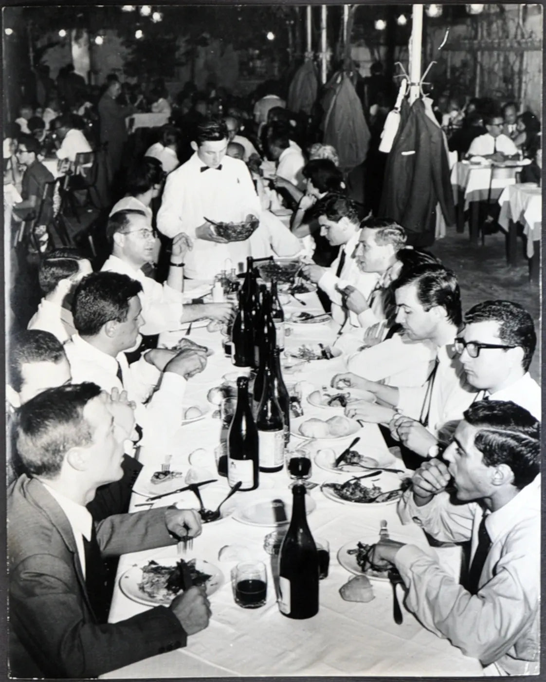 Ristorante Le Abbadesse Milano anni 60 Ft 2084 - Stampa 21x27 cm - Farabola Stampa ai sali d'argento