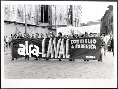 Milano Sciopero metalmeccanici 1990 Ft 1844 - Stampa 24x18 cm - Farabola Stampa ai sali d'argento