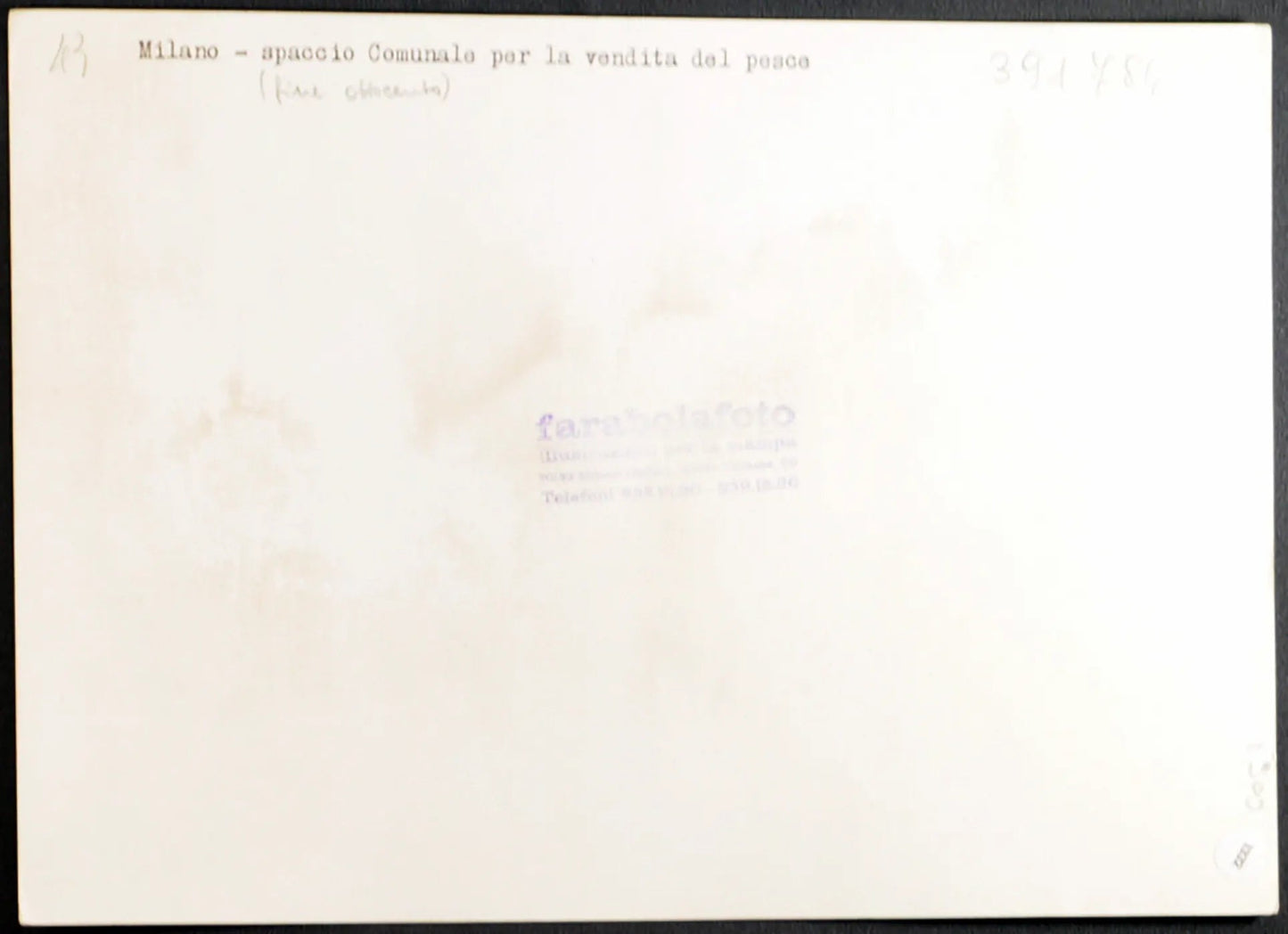 Spaccio Comunale Milano fine 800 Ft 1332 - Stampa 24x18 cm - Farabola Stampa ai sali d'argento