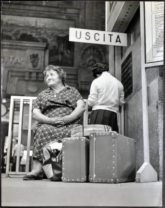 Stazione Centrale Milano anni 60 Ft 2019 - Stampa 21x27 cm - Farabola Stampa ai sali d'argento