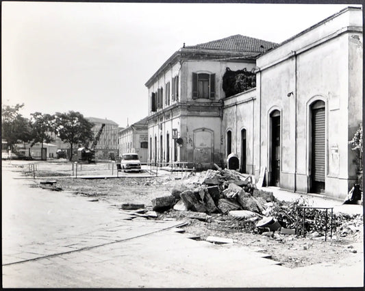 Stazione di Porta Genova Milano 1979 Ft 2063 - Stampa 21x27 cm - Farabola Stampa ai sali d'argento