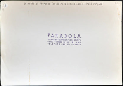 Milano Svincolo di Fiorenza 1964 Ft 2210 - Stampa 20x30 cm - Farabola Stampa ai sali d'argento