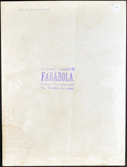 Via Montenapoleone Milano anni 60 Ft 1861 - Stampa 24x18 cm - Farabola Stampa ai sali d'argento