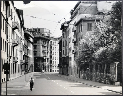 Via San Damiano Milano anni 60 Ft 1994 - Stampa 21x27 cm - Farabola Stampa ai sali d'argento