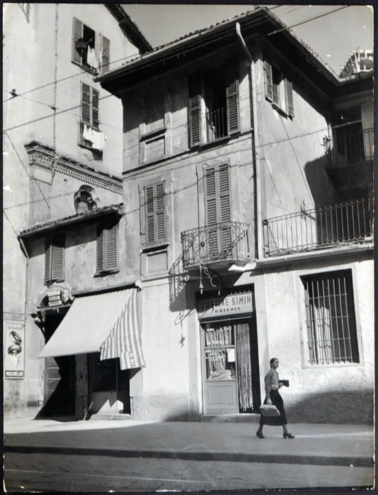 Via San Giovanni sul muro Milano anni 60 Ft 1929 - Stampa 24x18 cm - Farabola Stampa ai sali d'argento