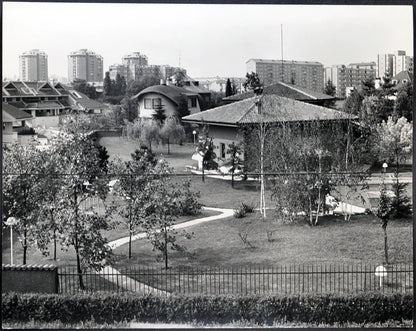 Villette in via Ippodromo Milano anni 70 Ft 1971 - Stampa 21x27 cm - Farabola Stampa ai sali d'argento