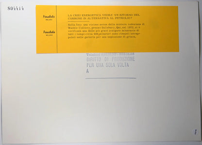 Miniera di Wankie Collie Ft 34610 - Stampa 20x30 cm - Farabola Stampa ai sali d'argento