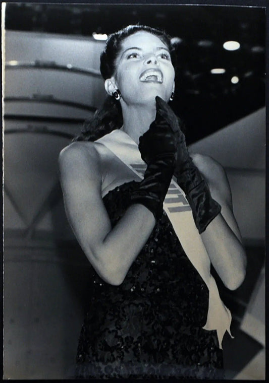 Miss Francia 1991 Mareva Georges Ft 1742 - Stampa 21x15 cm - Farabola Stampa ai sali d'argento