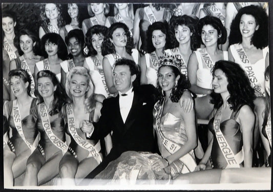 Miss Francia 1992 Julien Lepers Ft 1796 - Stampa 21x15 cm - Farabola Stampa ai sali d'argento