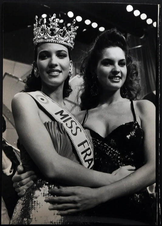 Miss Francia 1992 Linda Hardy Ft 1736 - Stampa 21x15 cm - Farabola Stampa ai sali d'argento