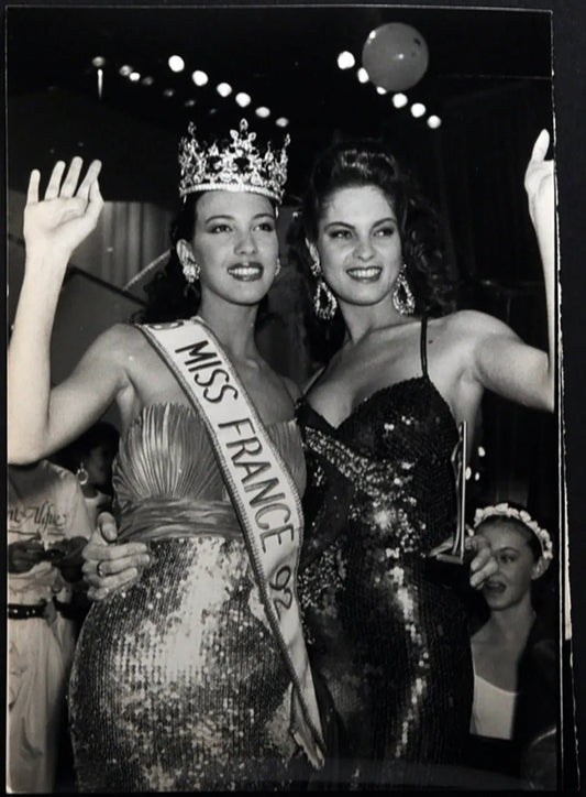 Miss Francia 1992 Linda Hardy Ft 1737 - Stampa 21x15 cm - Farabola Stampa ai sali d'argento
