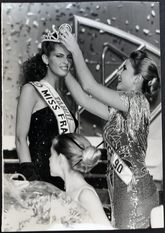Miss Francia 1992 Mareva Georges Ft 1798 - Stampa 21x15 cm - Farabola Stampa ai sali d'argento