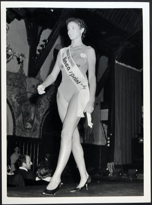 Miss Italia 1990 Rosangela Bessi Ft 1788 - Stampa 24x18 cm - Farabola Stampa ai sali d'argento