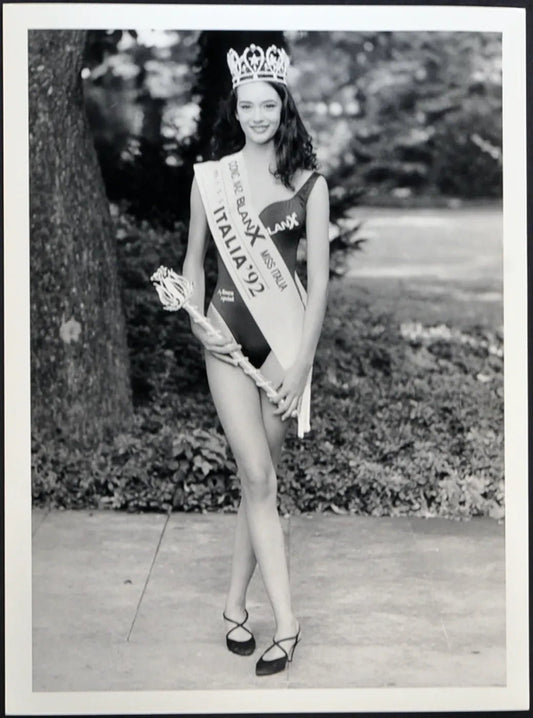 Miss Italia 1992 Gloria Zanin Ft 1790 - Stampa 24x18 cm - Farabola Stampa ai sali d'argento