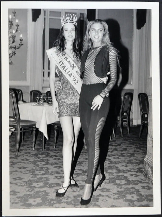 Miss Italia 92 Zanin e Colombari Ft 1787 - Stampa 24x18 cm - Farabola Stampa ai sali d'argento