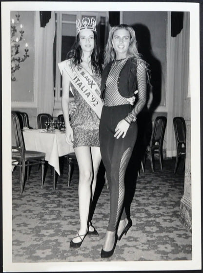 Miss Italia 92 Zanin e Colombari Ft 1787 - Stampa 24x18 cm - Farabola Stampa ai sali d'argento