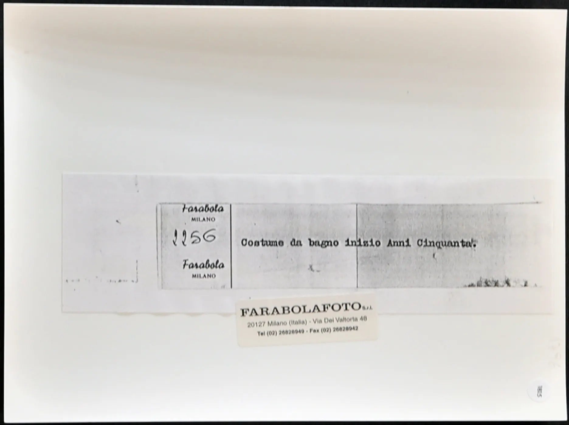 Costumi da bagno anni 50 Ft 1808 - Stampa 24x18 cm - Farabola Stampa ai sali d'argento