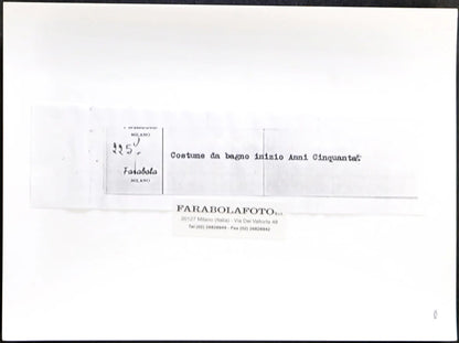Costumi da bagno anni 50 Ft 1824 - Stampa 24x18 cm - Farabola Stampa ai sali d'argento