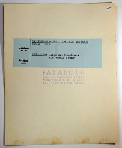 Mondiali 1966 Pelè e Amaral Ft 34854 - Stampa 21x27 cm - Farabola Stampa ai sali d'argento