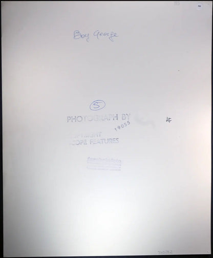 Boy George anni 80 Ft 921 - Stampa 27x37 cm - Farabola Stampa ai sali d'argento