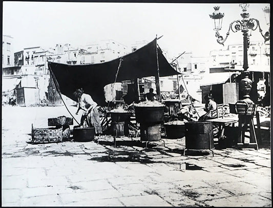 Venditrici di ortaggi Napoli 1906 Ft 789 - Stampa 30x24 cm - Farabola Stampa ai sali d'argento