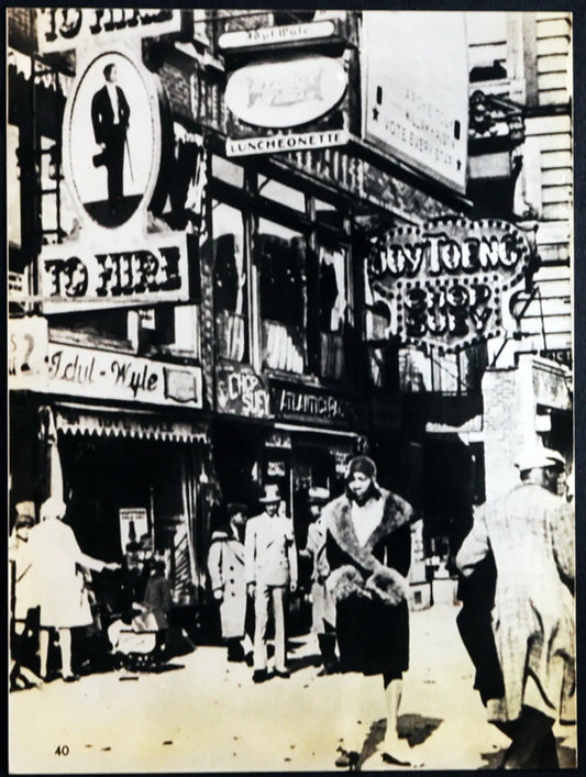 New York Harlem anni 20 Ft 1492 - Stampa 24x18 cm - Farabola Stampa ai sali d'argento