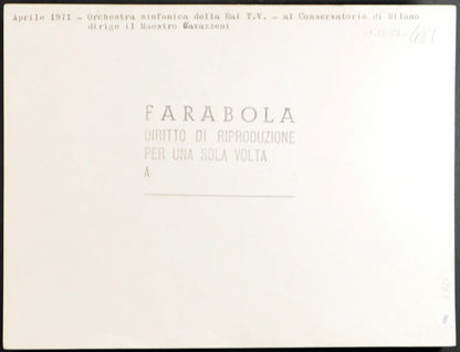 Orchestra Sinfonica Rai 1971 Ft 1301 - Stampa 24x18 cm - Farabola Stampa ai sali d'argento