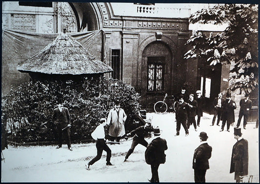Parigi Duello Tavenez Villette 1908 Ft 444 - Stampa 30x24 cm - Farabola Stampa ai sali d'argento