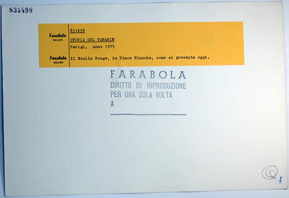 Parigi Moulin Rouge 1975 Ft 34811 - Stampa 30x20 cm - Farabola Stampa ai sali d'argento