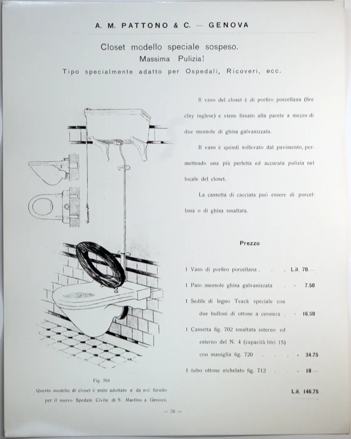 Pubblicità del Closet Ft 34787 - Stampa 30x24 cm - Farabola Stampa ai sali d'argento