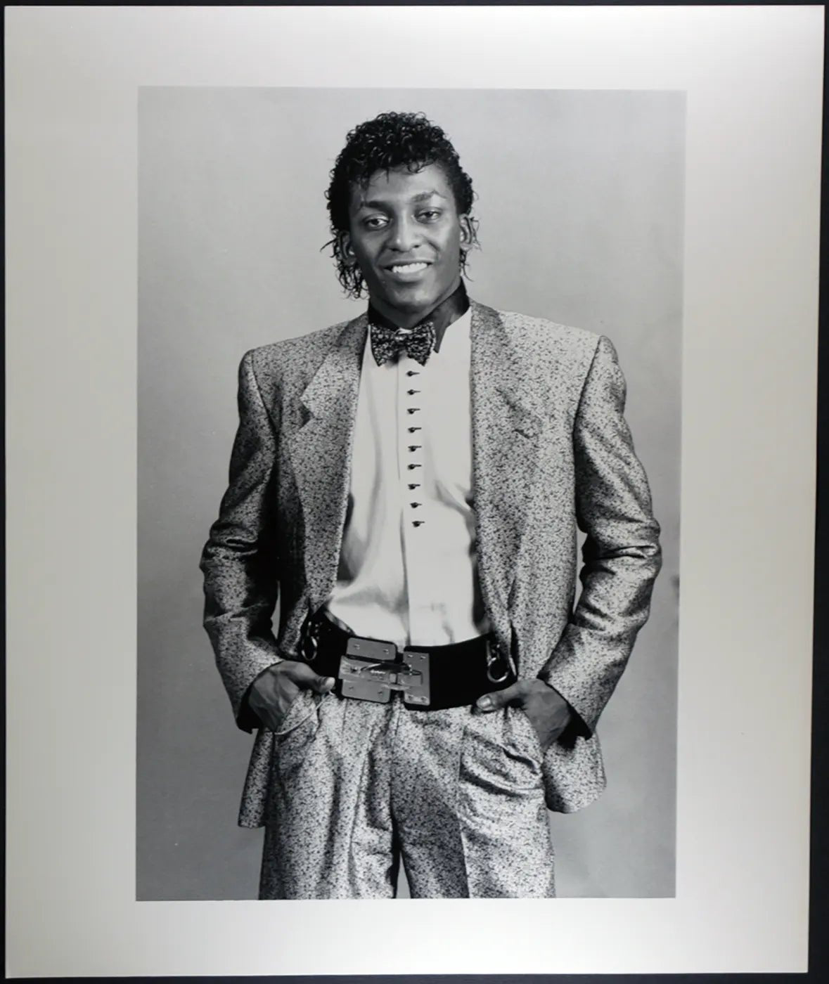 Michael Olajide Jr. anni 80 Ft 35070 - Stampa 30x37 cm - Farabola Stampa ai sali d'argento