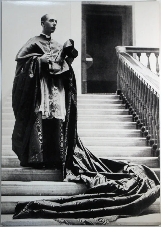 Arcivescovo Schuster 1929 Ft 34773 - Stampa 30x24 cm - Farabola Stampa ai sali d'argento