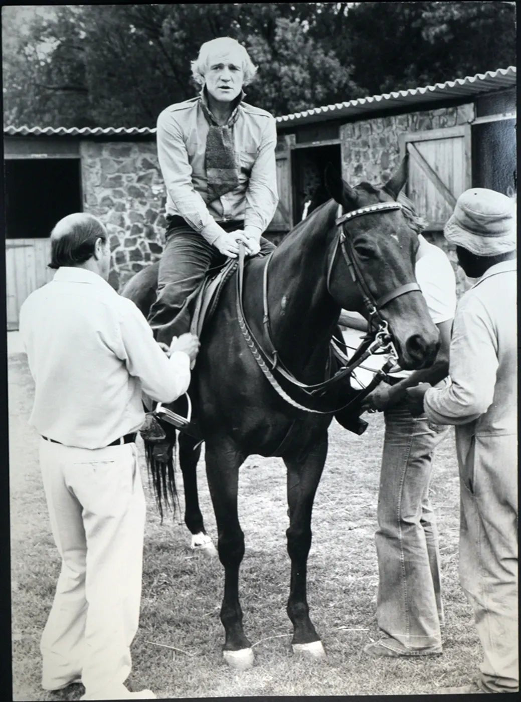 Richard Harris sul set di Game for Vulture Ft 59 - Stampa 27x37 cm - Farabola Stampa ai sali d'argento