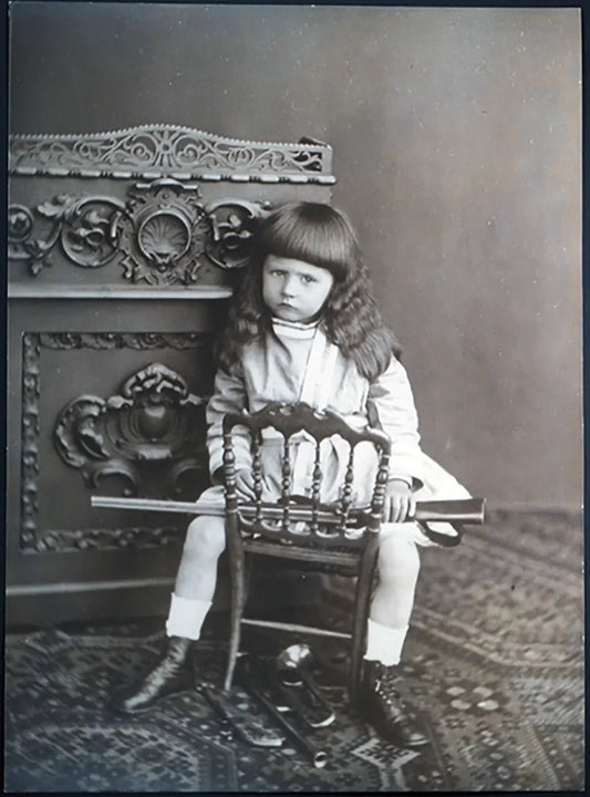 Ritratto di bambina '900 Ft 702 - Stampa 30x24 cm - Farabola Stampa ai sali d'argento