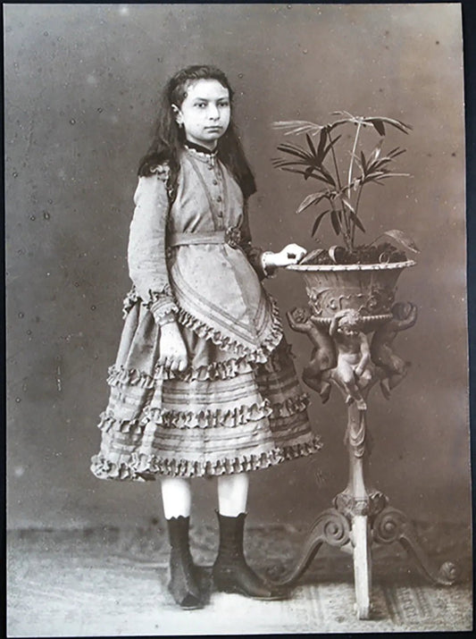 Ritratto di bambina '900 Ft 703 - Stampa 30x24 cm - Farabola Stampa ai sali d'argento