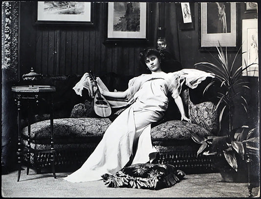 Ritratto di donna 1900 Ft 529 - Stampa 30x24 cm - Farabola Stampa ai sali d'argento