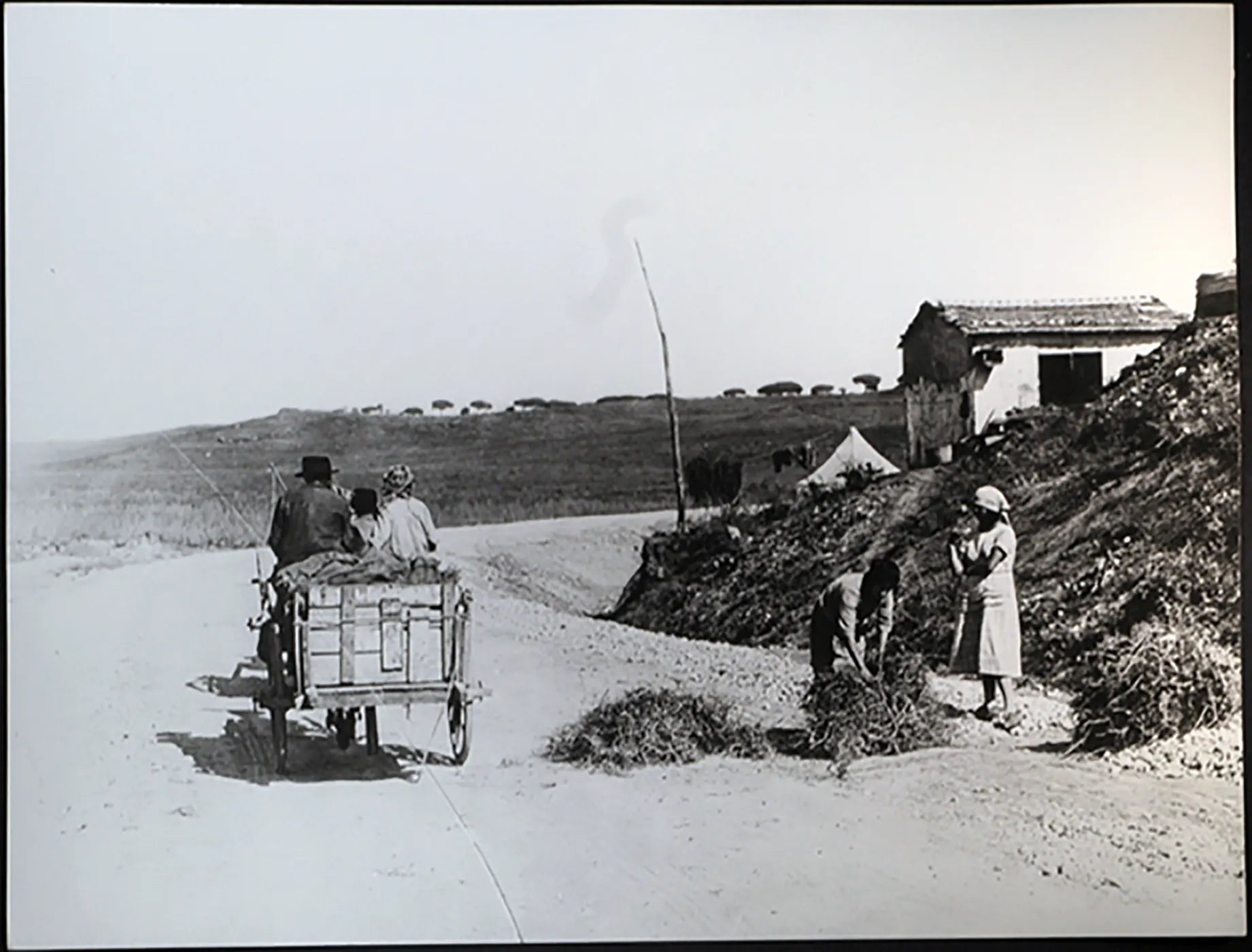 Donne al lavoro in periferia, Roma 1890 Ft 770 - Stampa 30x24 cm - Farabola Stampa ai sali d'argento