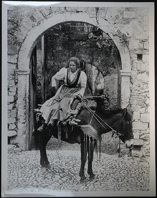 Sanremo Contadina con mulo 1900 Ft 774 - Stampa 30x24 cm - Farabola Stampa ai sali d'argento