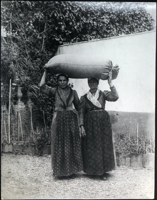 Sanremo Portatrici di grano 1900 Ft 198 - Stampa 30x24 cm - Farabola Stampa ai sali d'argento